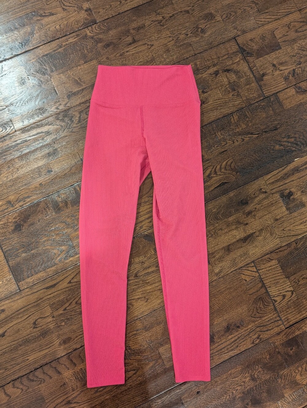 Beach Riot - Pink Ayla Ribbed Leggings (Small)